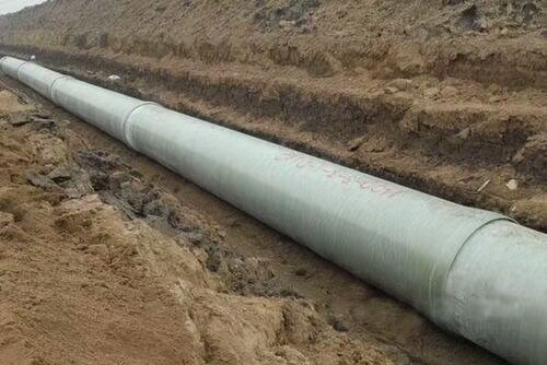 玻璃鋼管道的現(xiàn)場(chǎng)